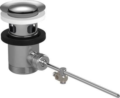 Хромный черный отходы установлены вверх для бассейна смесителя и бидет смесителей белый