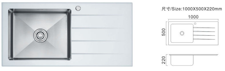 Кухонные раковины на одну чашку 81 см