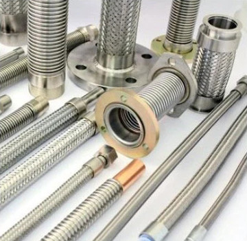 SS304 316L Плетённый гибкий шланг трубы гофрированный гибкий металлический шланг ржавчина устойчивая к коррозии