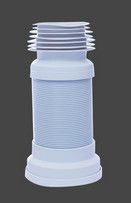 Металлическая проволока WC длинная унитазная кастрюля соединитель трубы P ловушка WC соединитель с металлической армировкой