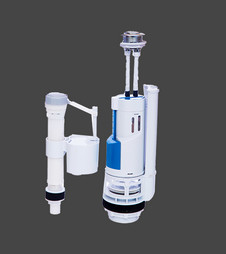 Двойная кнопка, нажмите цистерну, 2 дюйма, выпуск, нижний уровень, пластиковая мочевая цистерна.