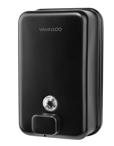 INOVI ZSH12-1200BF-ЧЕРНЫЙ Коммерческий настенный матовый черный мыльный диспенсер для ванной