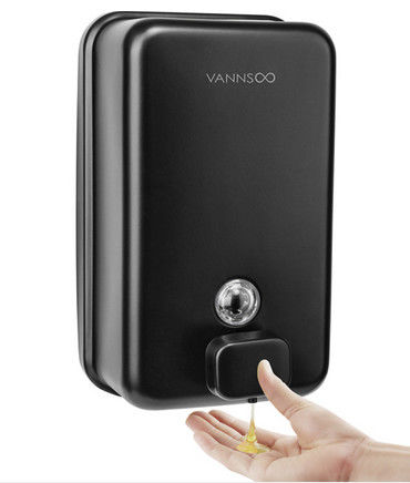 INOVI ZSH12-1200BF-ЧЕРНЫЙ Коммерческий настенный матовый черный мыльный диспенсер для ванной