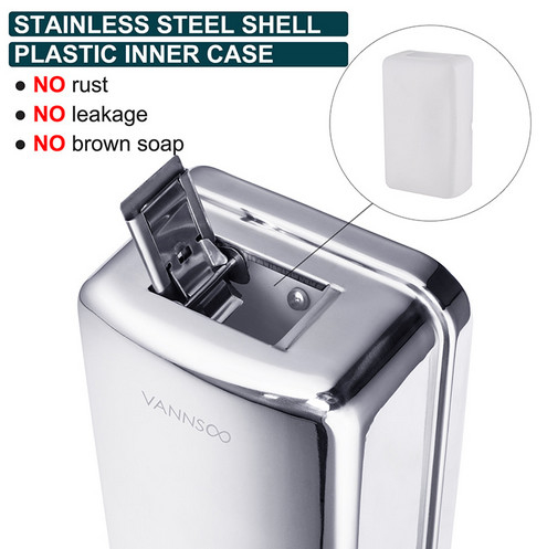 34 унции ванная душа мыльный диспансер коррозионностойкая облицовка аксессуары для ванной