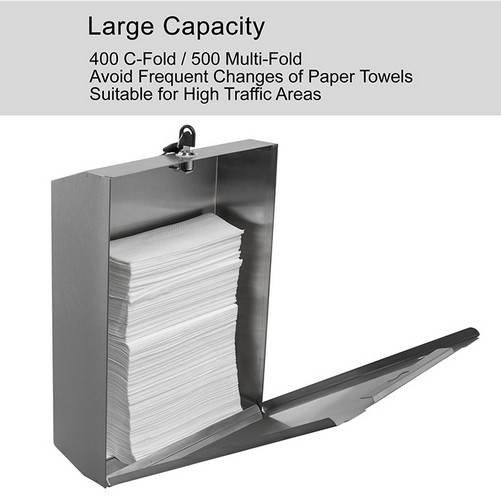 Брюшетка 304 из нержавеющей стали, держатель туалетной бумаги, бумажная полотенца, диспенсер для полотенца, поверхность, монтируемая аксессуары для ванной комнаты