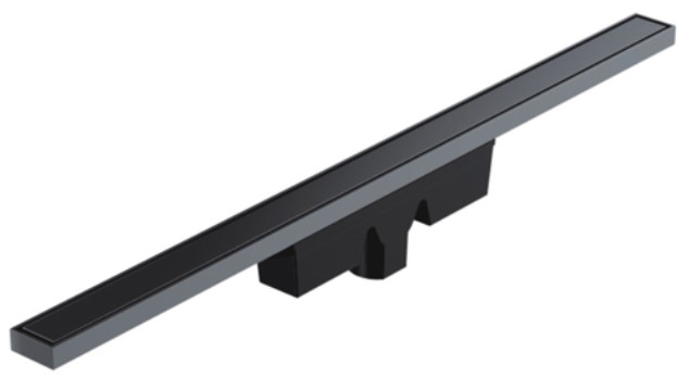 Линейный тип Серое Душевые канализации DIA 50 мм Черный Линейный Канализация