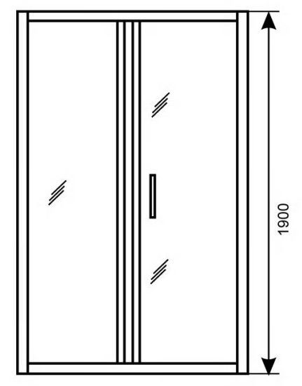900мм Кристально чистые душевые кабины складная сдвижная дверь 900 х 900 душевой корпус