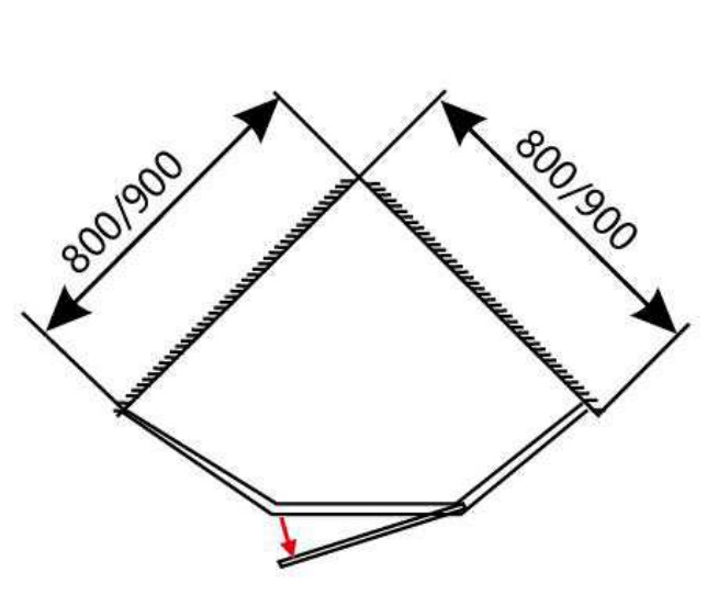 3/8in Толщина грилл образца стеклянные душевые кабины Диверсифицированные вращающиеся двери душевой корпус