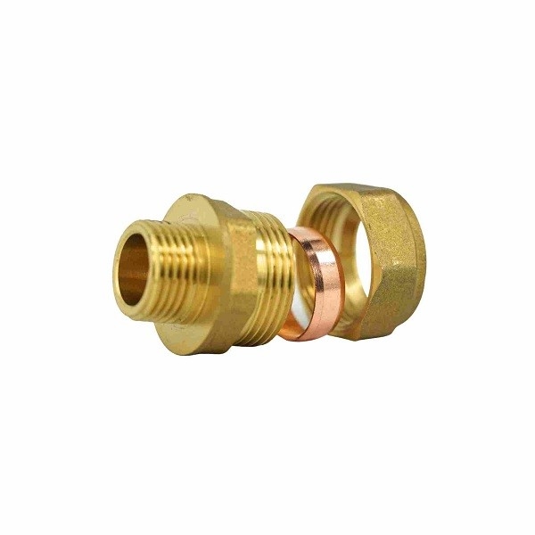 Медное ядро кованых латунных трубных фитингов Сжатие трубной крышки BS864-2 стандарт