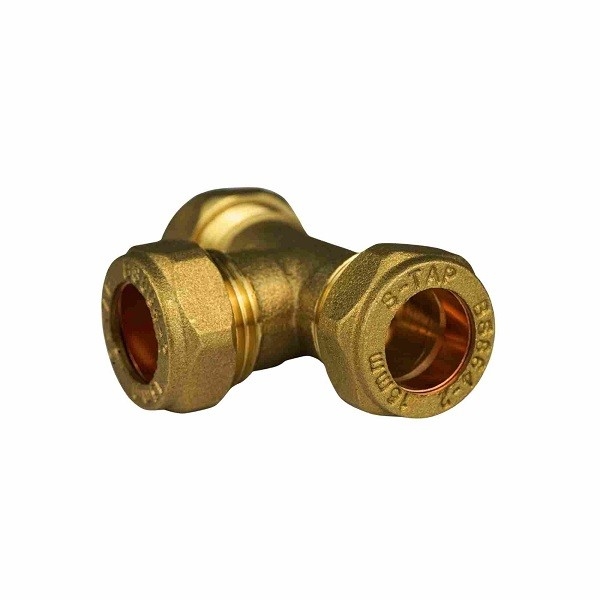 Медное ядро кованых латунных трубных фитингов Сжатие трубной крышки BS864-2 стандарт