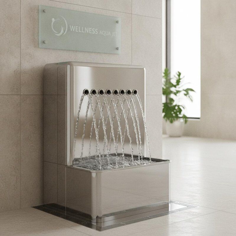 Waist Jet SPA ванна предлагает хромную отделку идеальное решение для оздоровительных клубов оздоровительных центров и гостиничных спа-установок